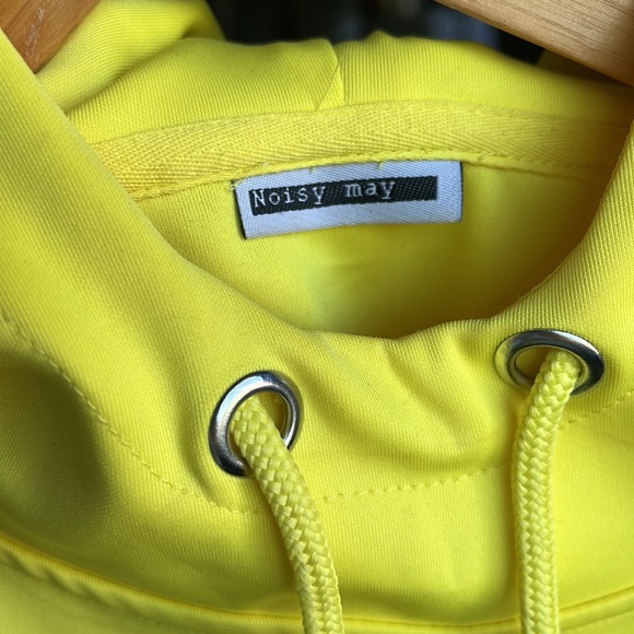 NOISY MAY YELLOW hoodie - Picture 4 of 5
